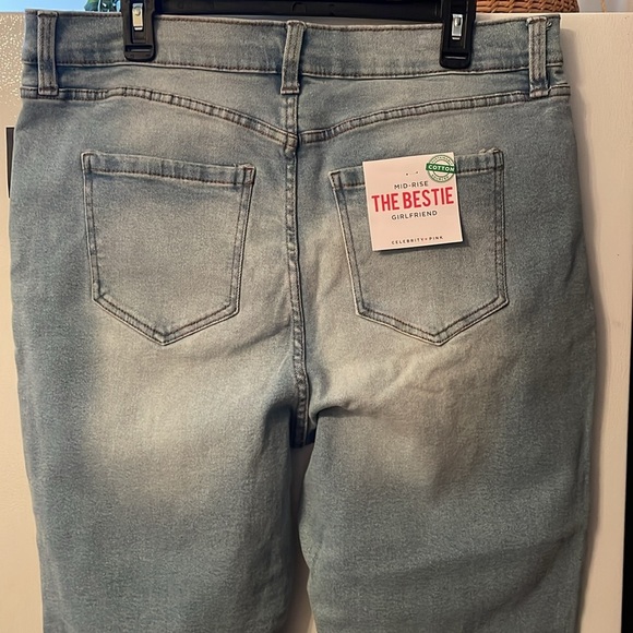 Celebrity Pink The Bestie Size 18 Mid Rise Girlfriend Jeans - Picture 5 of 6